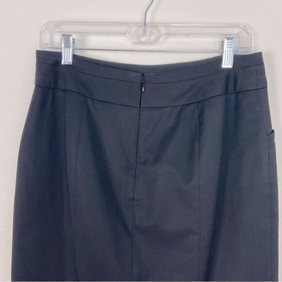 Pendleton Women’s Wool Black Lined Skirt Corpcore Minimalist Academia Size 6 - Picture 5 of 12